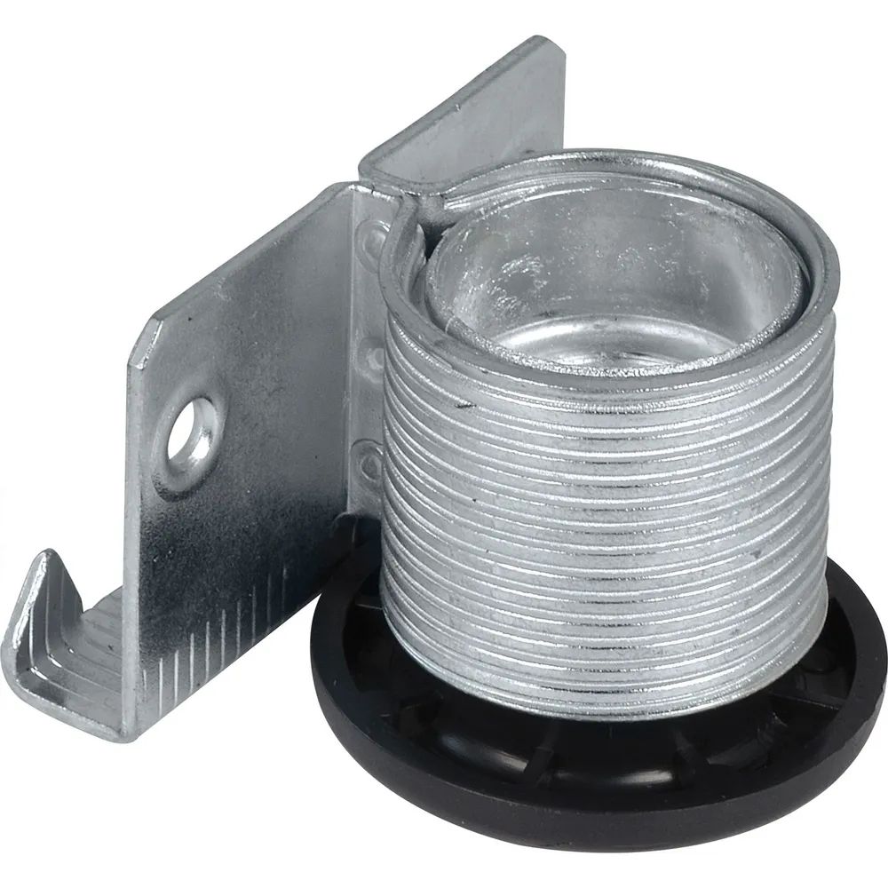 CAMAR Höhenversteller zum Einschlagen ø38 mm Stahl verzinkt/Kunststoff schwarz