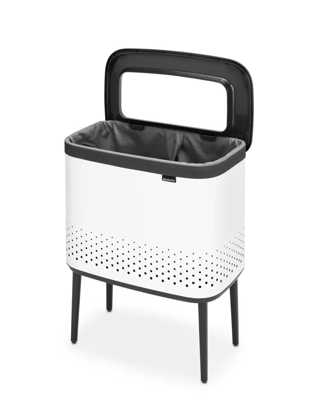 Brabantia Bo Wäschekorb, 60 L - White
