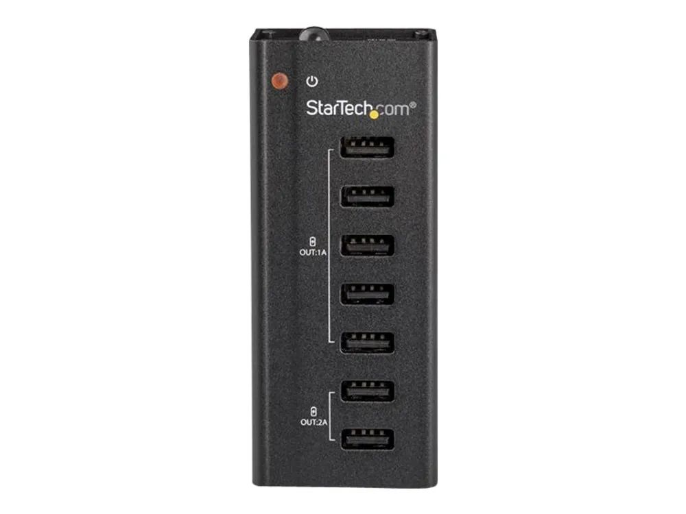 StarTech.com ST7C51224EU USB Ladestation (7 Ports, 5x 1A Ports & 2x 2A Ports, Standalone, USB Ladestreifen fur mehrere Gerate)
