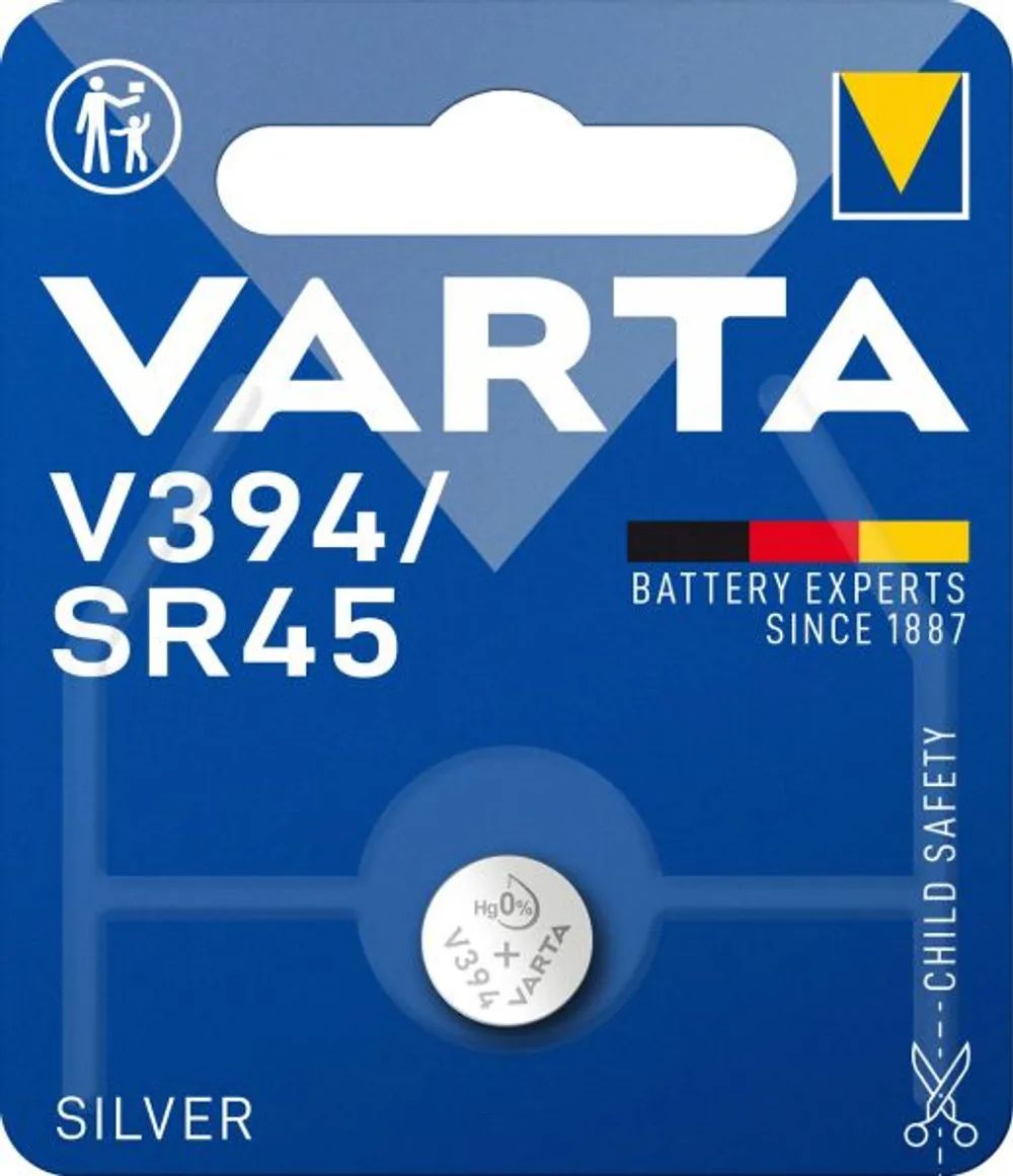 VARTA SILVER Coin V394/SR45 Blister 1
