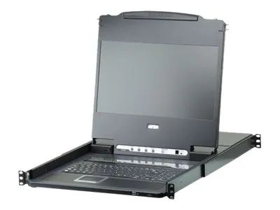 ATEN CL6708MW - KVM-Konsole mit KVM-Switch - 8 Anschlüsse - USB - Schweizer - 43.9 cm (17.3")