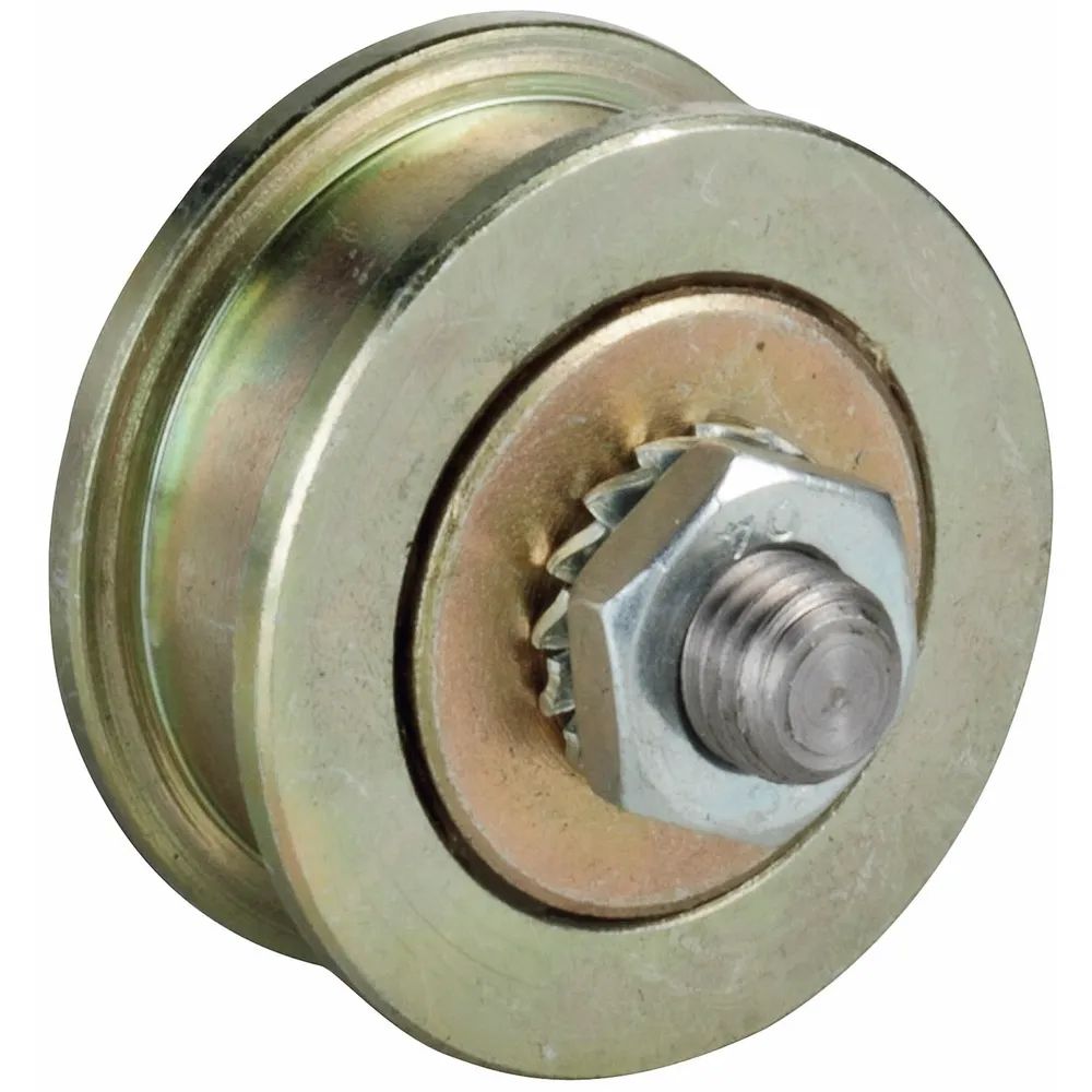 Helm Schiebetor-Stahlrolle ø 45 mm, Stahl verzinkt, gelb