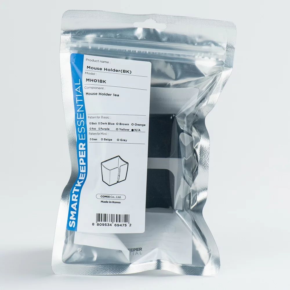 Smart Keeper Maushalter mit Selbstklebeband schwarz
