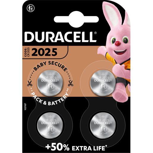Duracell DURACELL 2025 / DURACE CR 2025 B4 4STK 119345