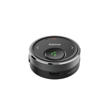 Hama Bluetooth®-Receiver für Kfz, 3,5-mm-Stecker, Sprachsteuerung, Freisprechen