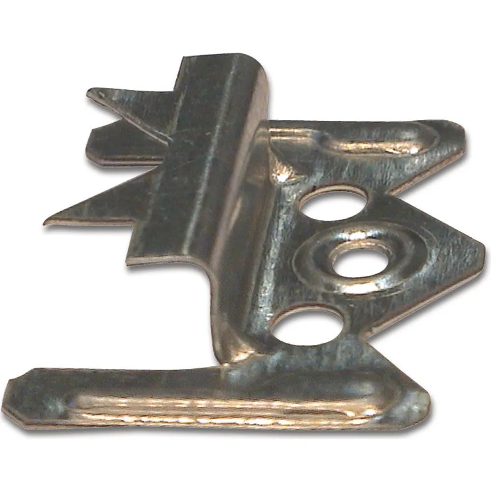 Fuchs Metalltechnik GmbH Metallwaren Ges.m.b.H. Profilholzkralle Nr. 4 Stahlband-verzinkt für Nut/Feder-Montage (1 PK=250 Stk.)