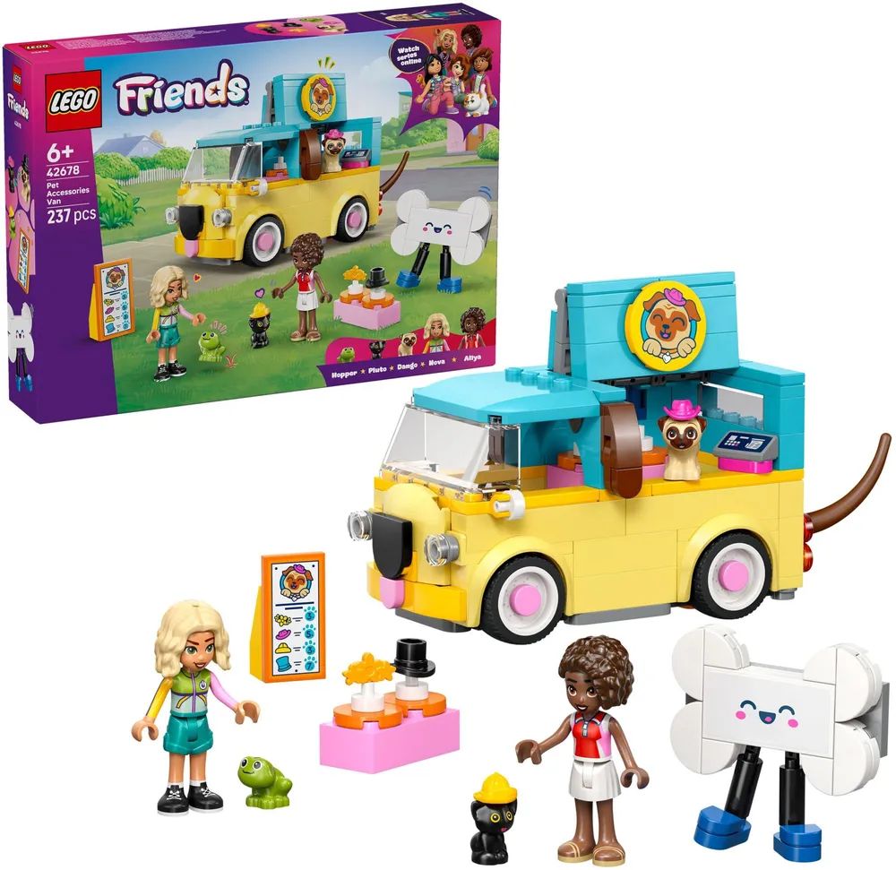 LEGO 42678 Friends Haustierzubehoer-Van