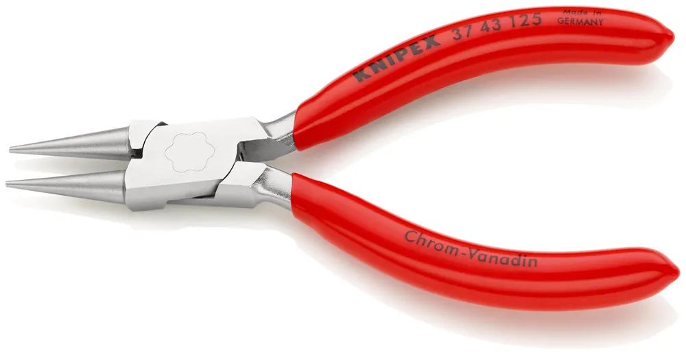 KNIPEX Greifzange für Feinmechanik mit Kunststoff überzogen verchromt 125 mm