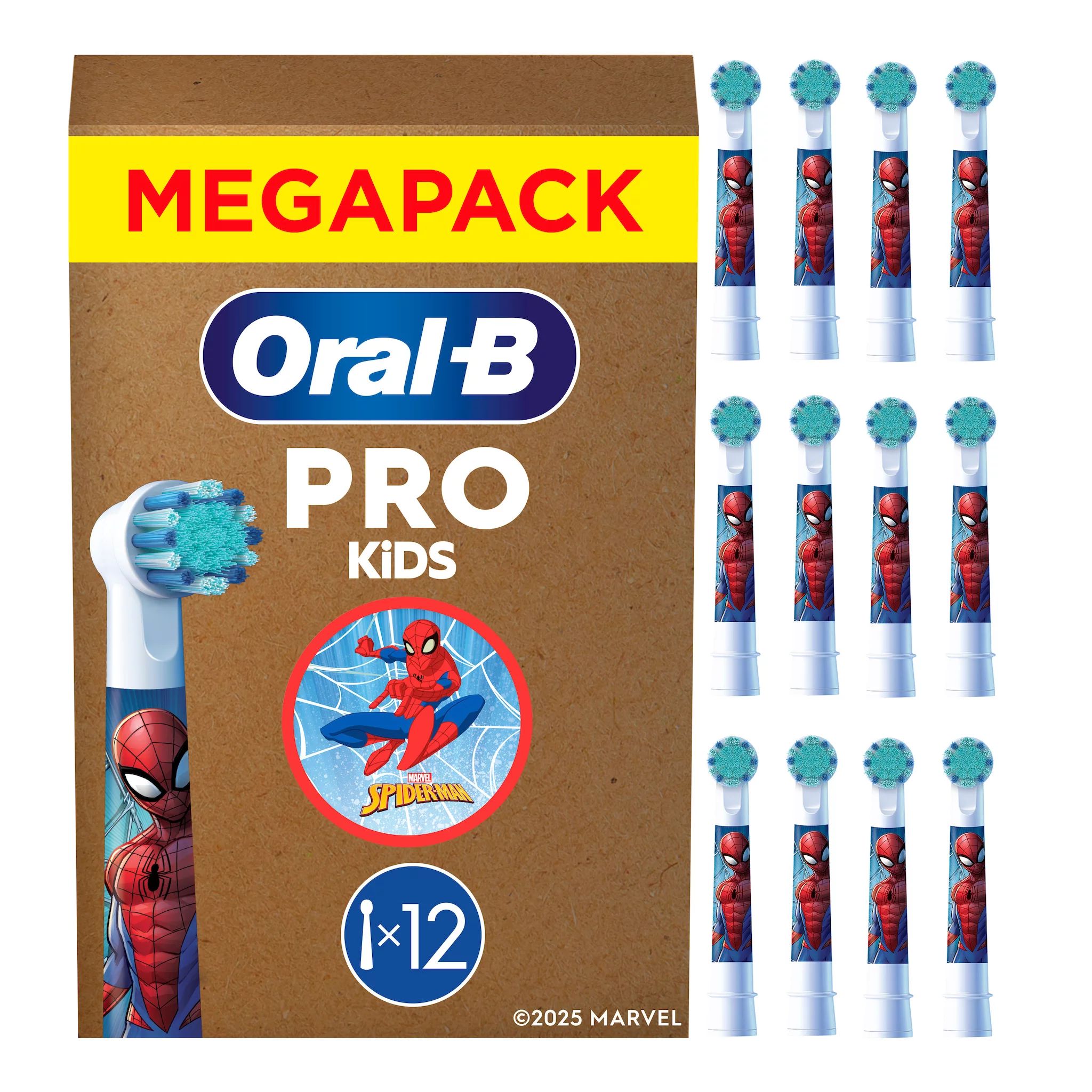 Oral-B Aufsteckbürsten Kids Spiderman 12er FFU