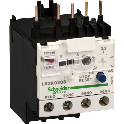 Schneider Electric THERMORELAIS 3,7 - 5,5 A / SCHN.E LR2-K0312 LR2K0312