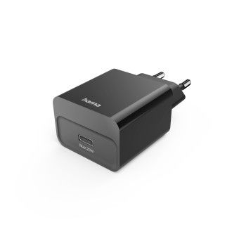 Hama Schnellladegerät, USB-C, PD, 20 W, Schwarz