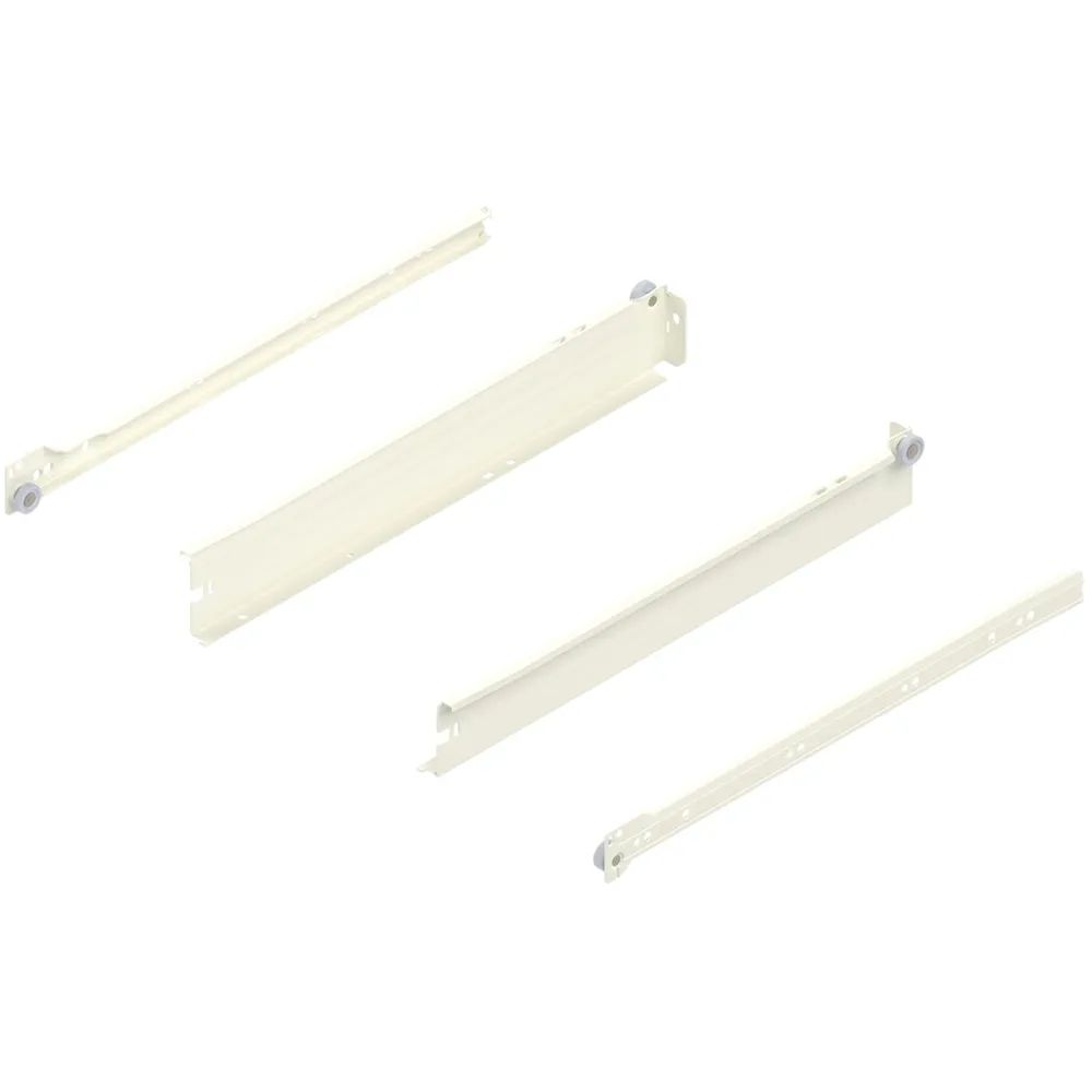 BLUM METABOX N Zarge 320 Schraubversion, Teilauszug, NL 400, cremeweiß