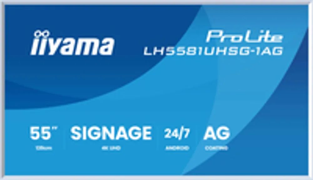 Iiyama 65"W LCD 4K UHD VA Gallery Line with Rem