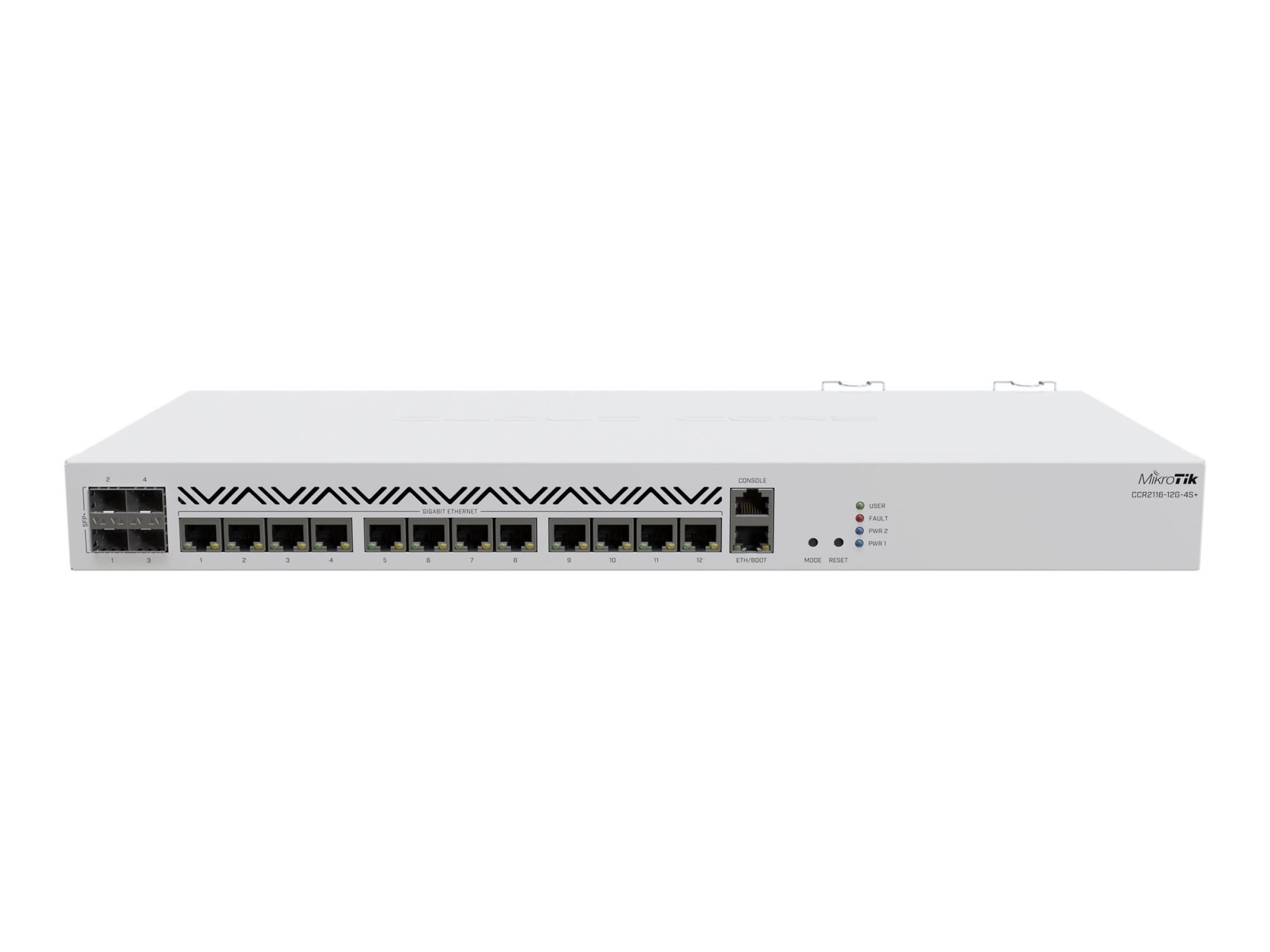 MikroTik Cloud Core Router CCR2116-12G-4S+ - Router 10GbE