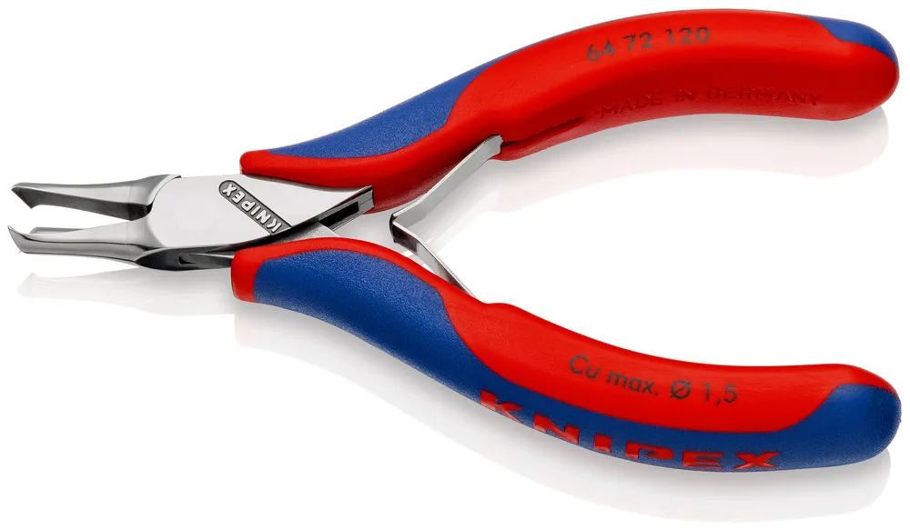 KNIPEX Elektronik-Vornschneider mit Mehrkomponenten-Hüllen 120 mm