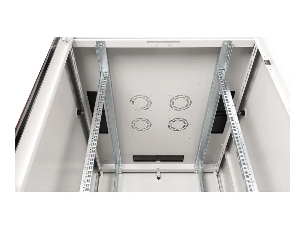 ROLINE Basic - Schrank Netzwerkschrank - Glas Tür, 800x1000 WxD - RAL 7035, Hellgrau - 42HE - 48.3 cm (19")