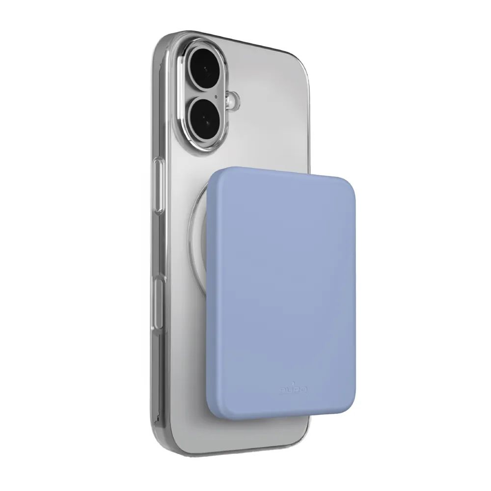 PURO Induktions Powerbank 15W, 4.200 mAh, MagSafe blau