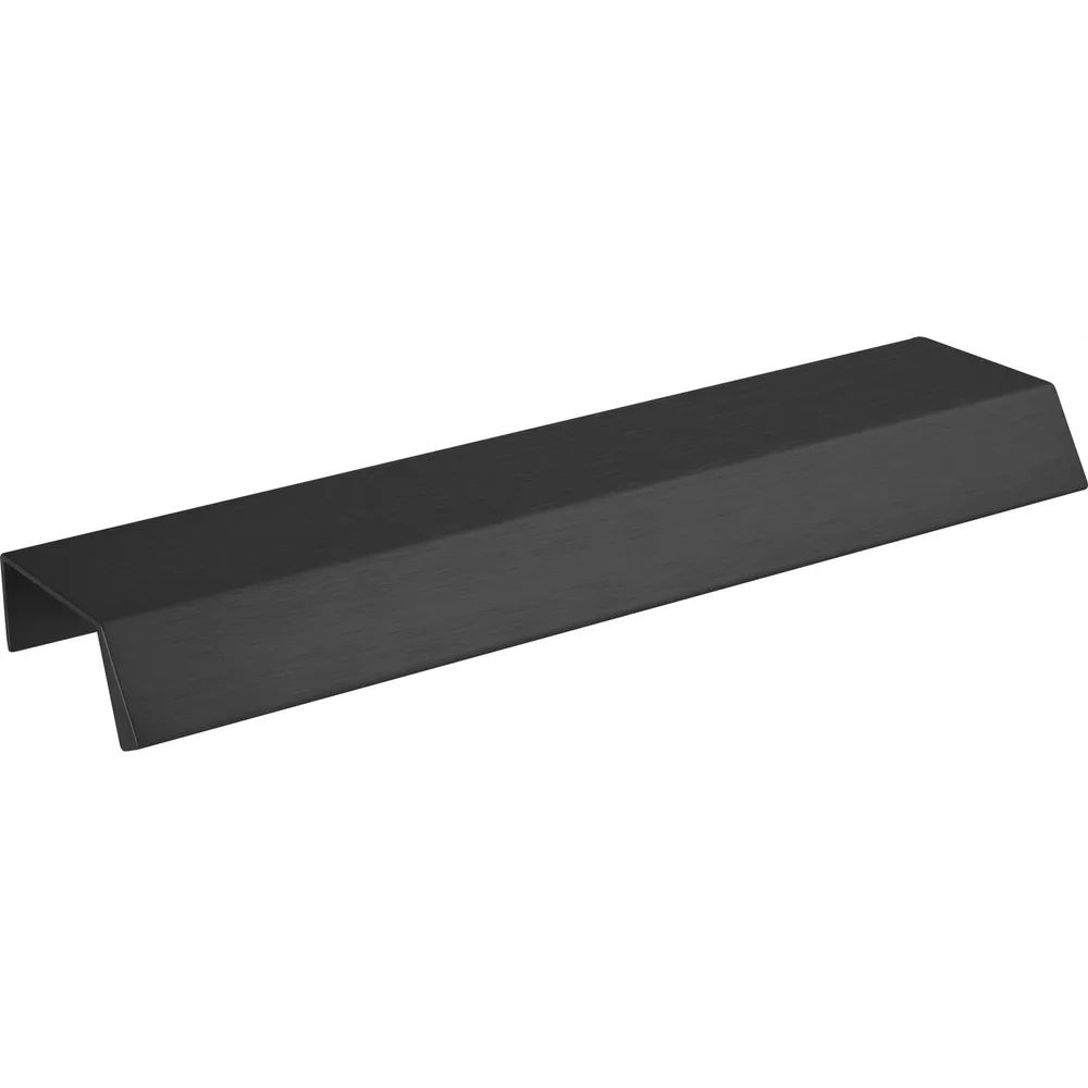 Furnipart Griffleiste Bench LA 2x80,Länge 200 mm,Aluminium schwarz matt gebürstet