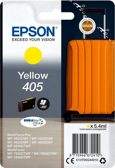Epson Tinte Koffer 405 Single, yellow
