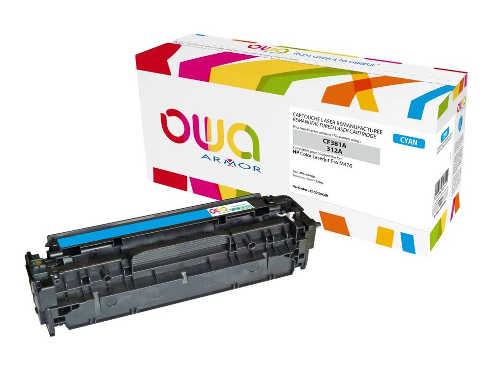 Armor OWA - Cyan - kompatibel - Tonerpatrone (Alternative zu: HP CF381A)