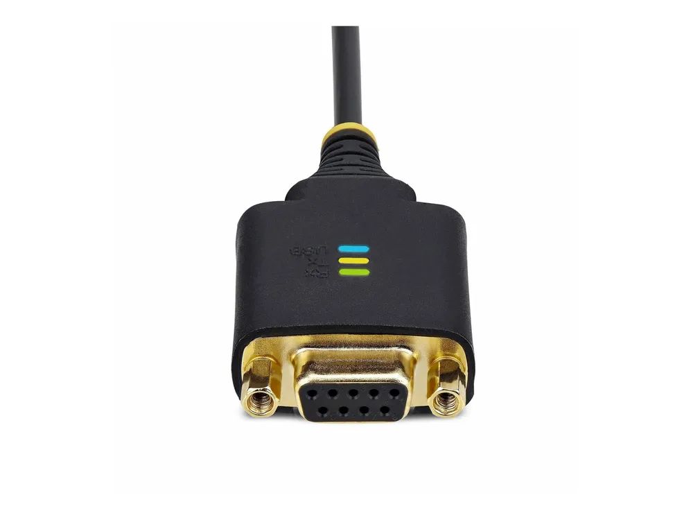 StarTech.com 1ft/30cm USB to Null Modem Serial Adapter Cable, FTDI, RS232 - Kabel USB / seriell - USB (M)