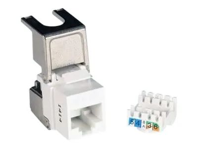 Lanview PRO - Modulare Eingabe - Cat 6a, unshielded, flip - CAT 6a - UTP -