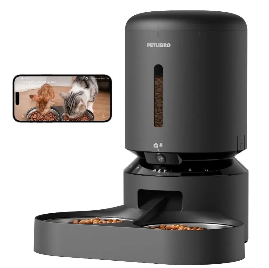 Bullboat PETLIBRO GRANARY CAMERA DUAL FOOD TRAY BLACK