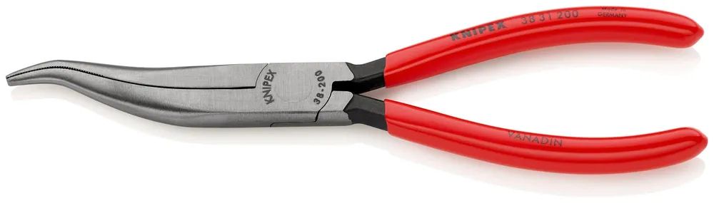 KNIPEX Mechanikerzange mit Kunststoff überzogen schwarz atramentiert 200 mm