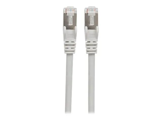 Intellinet Network Patch Cable, Cat7 Cable/Cat6A Plugs, 0.5m, Grey, Copper, S/FTP, LSOH / LSZH, PVC, RJ45, Gold Plated Contacts, Snagless, Booted, Lifetime Warranty, Polybag - Netzwerkkabel - RJ-45 (M)
