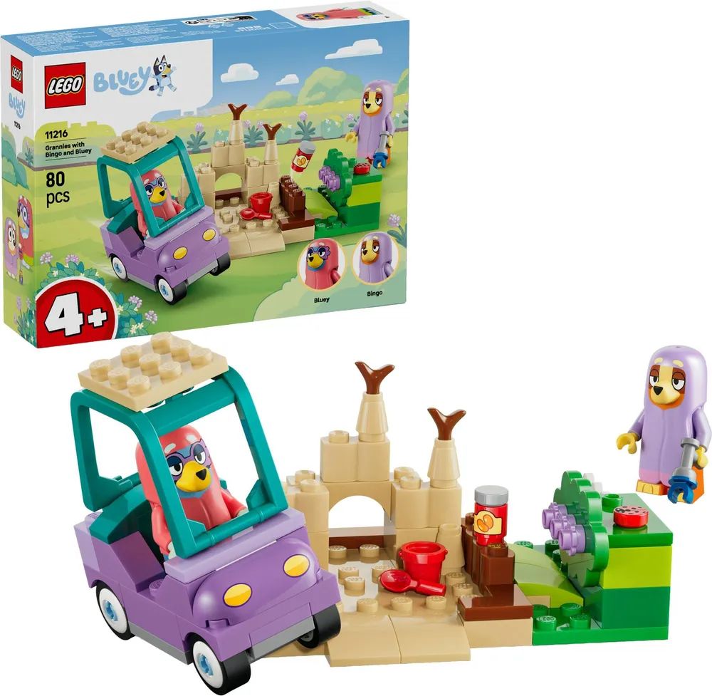 LEGO Bluey 11216 - Babunie z Bingo i Blue