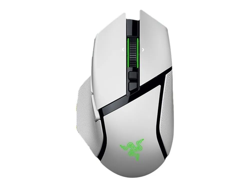 Razer Basilisk V3 pro 35K - Maus - ergonomisch - Für Rechtshänder - optisch - 11 Tasten - kabellos, kabelgebunden - Bluetooth, USB-C, 2.4 GHz - kabelloser Empfänger (USB)