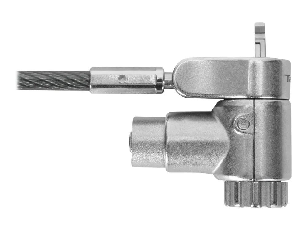 Targus DEFCON Ultimate - Sicherheitskabelschloss - Universal-Schlüsselkabelschloss mit anpassbarem Schlosskopf - Silber - 2 m (Packung mit 25)