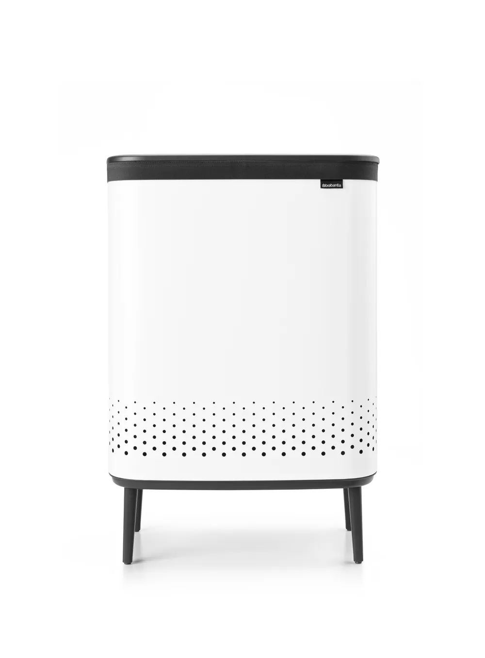 Brabantia Bo Wäschekorb Hi, 2 x 45 L - White