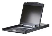 ATEN 19" LCD KVM Switch with Scandinavian Keyboard - KVM-Umschalter