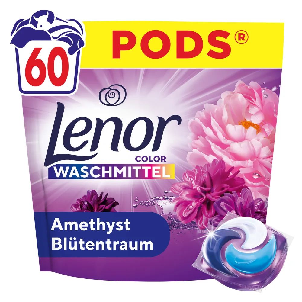Lenor All-in-1 Pods Amethyst & Blütentraum 