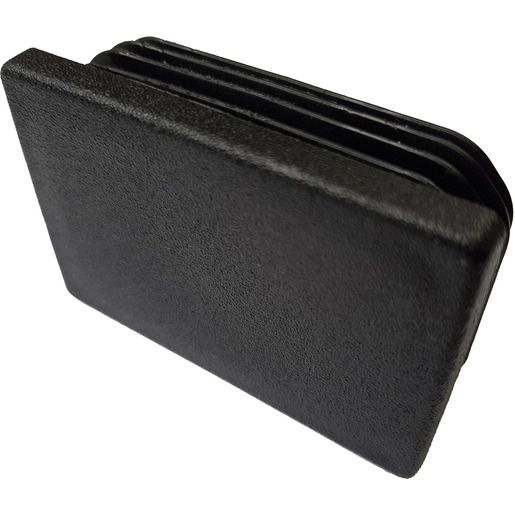 Licatec CKA ENDSTÜCK 60X40MM SCHWARZ / LICATE 64130 RAL9005 64130