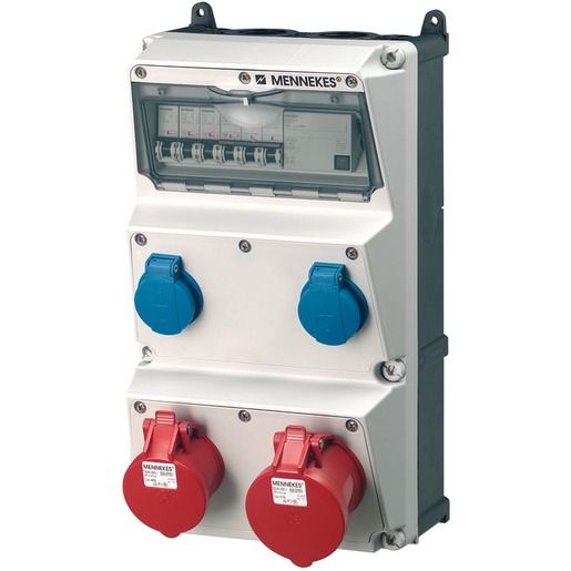 Mennekes STECKD.KOMB.2XSCHUK-1XCEE16-32 / MENNEK 930318 M.FI+AUTOMAT AM 930318