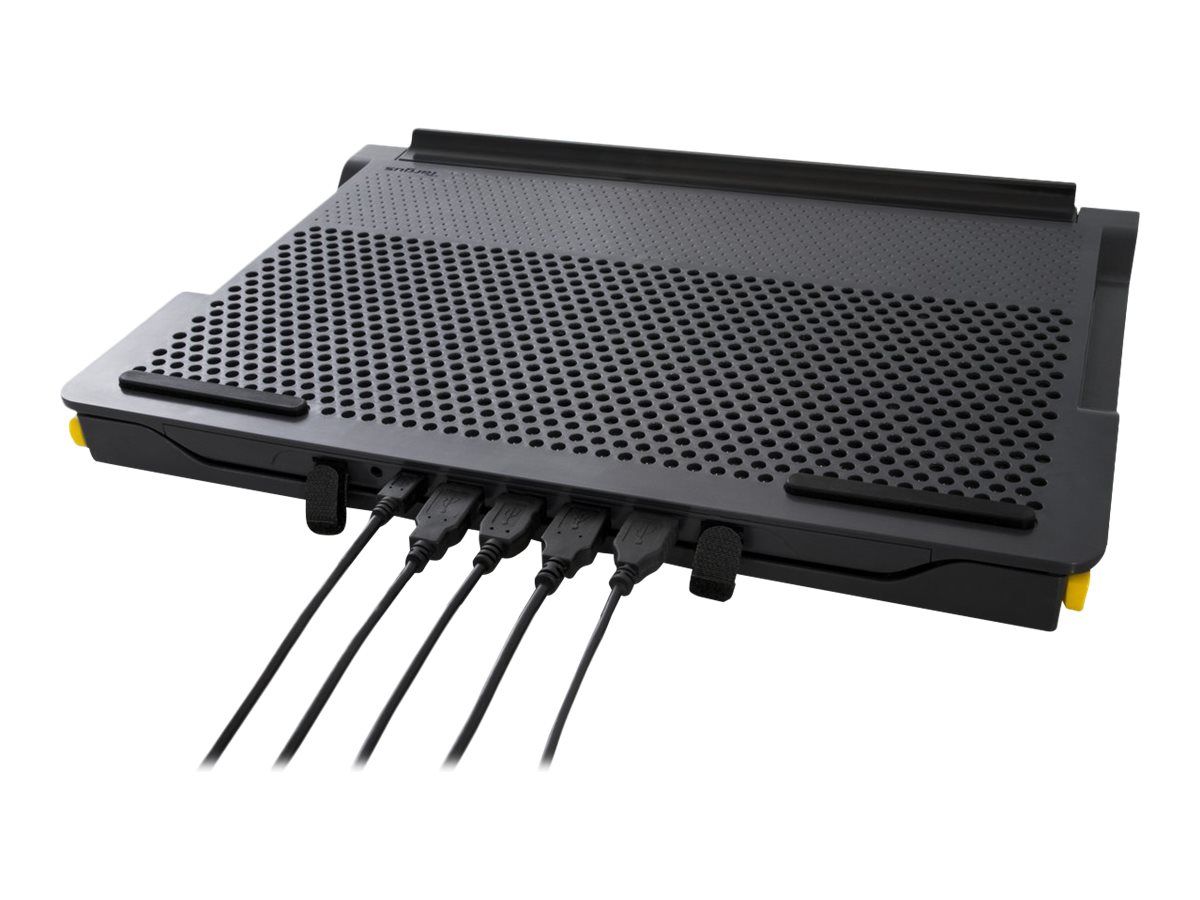 Targus Chill Mat - Notebook-Ständer - mit USB 2.0-Hub mit 4 Ports
