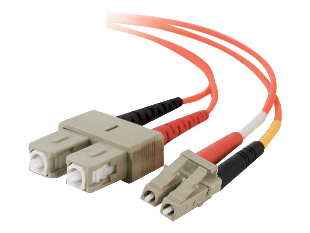 C2G Low-Smoke Zero-Halogen - Patch-Kabel - LC Multi-Mode (M)
