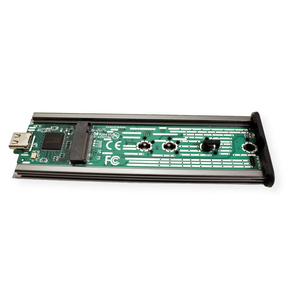 ROLINE Externes SSD-Gehäuse, M.2, NVMe zu USB 3.2 Gen 2x2 Typ C