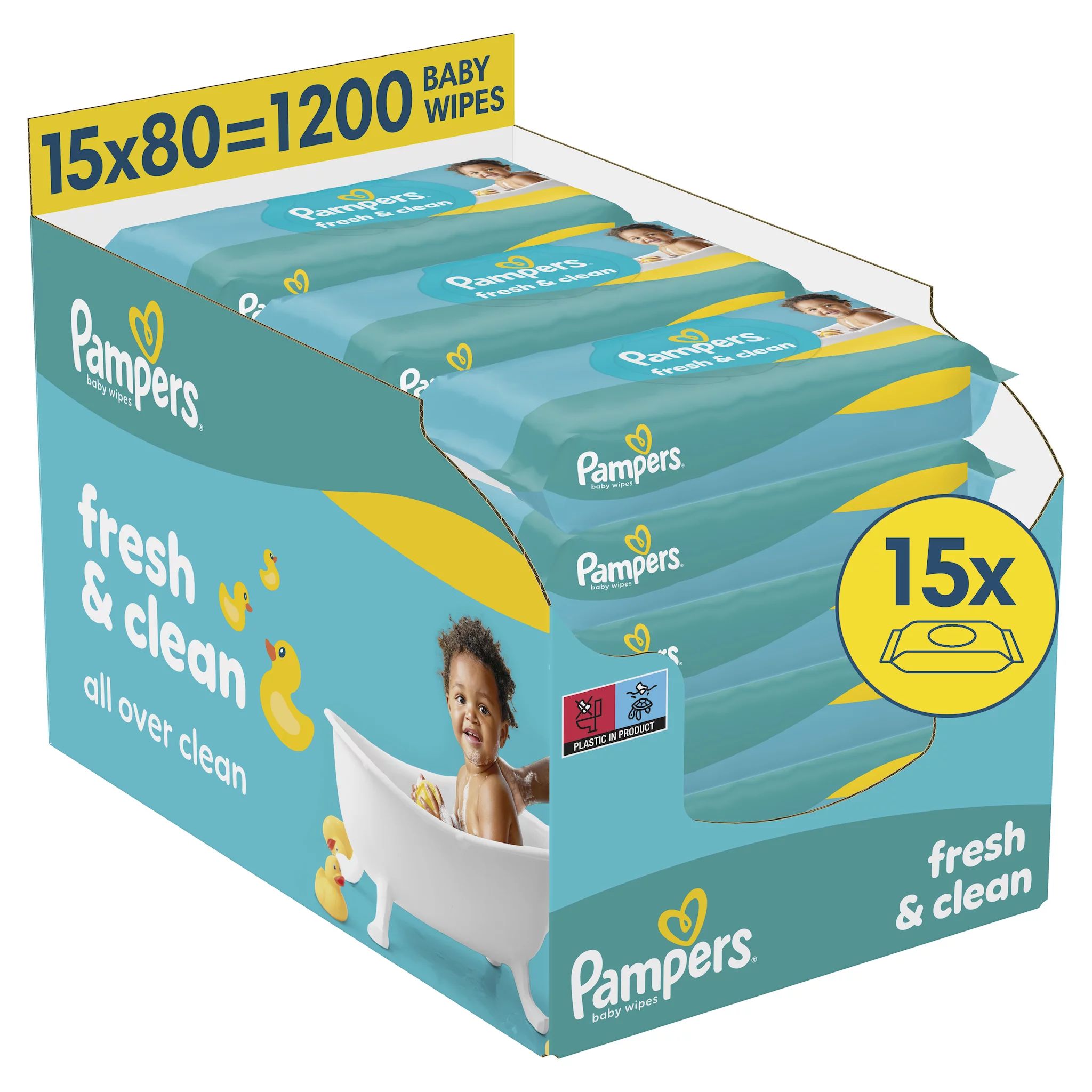 Pampers Feuchte Tücher Fresh Clean 15x