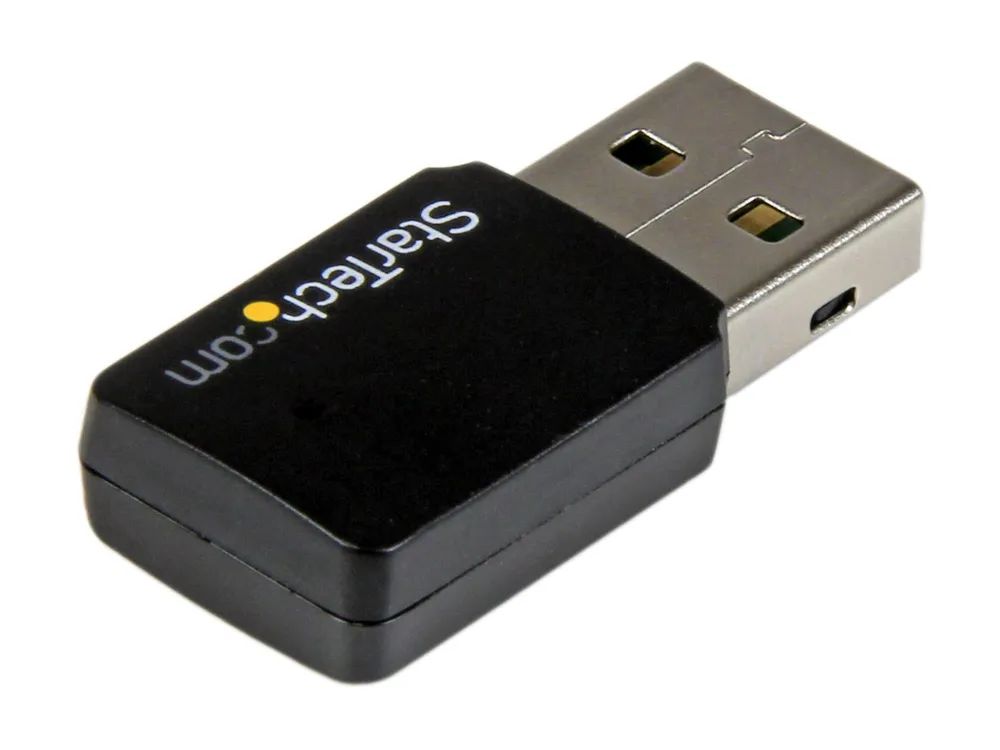 StarTech.com USB 2.0 AC600 Mini Dual Band Wireless-AC Network Adapter - 1T1R 802.11ac WiFi Adapter - 2.4GHz / 5GHz USB Wireless (USB433WACDB)