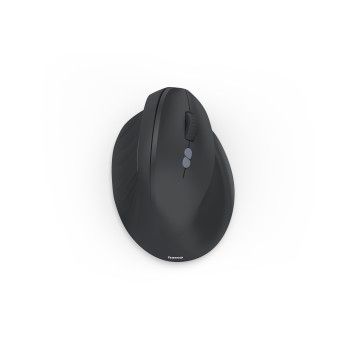 Hama Ergonomische Vertikalmaus "EWM-500R", Funk, optisch, 7 Tasten, Schwarz