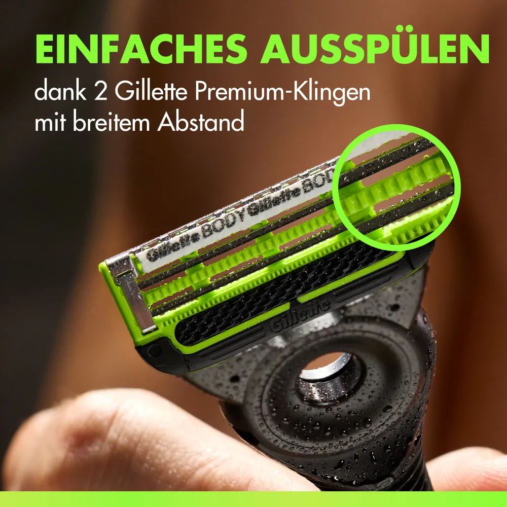Gillette Labs Body + Intimate Systemklingen 6er RF