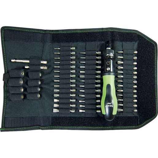 Haupa SET KNARRENSCHR.DREHER + BITS / HAUPA 104020-1 FLEX-BAG 104020-1