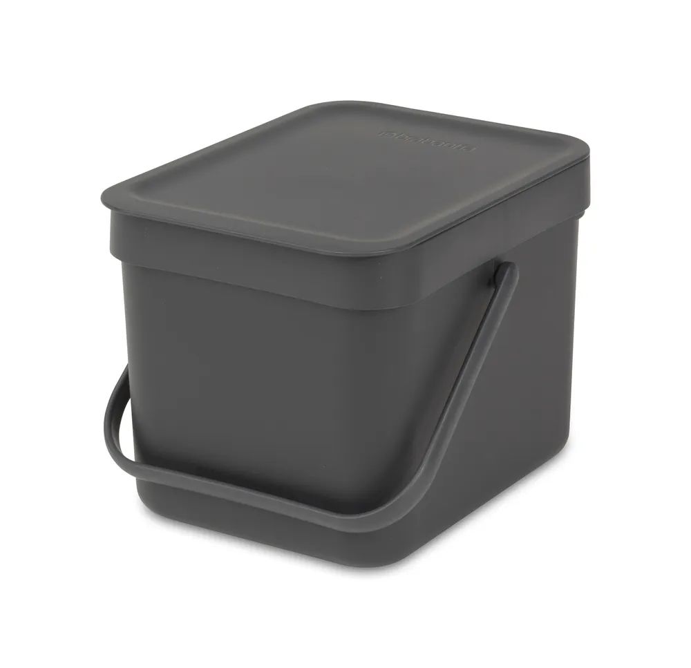 Brabantia Abfallbehälter 'Sort & Go', 6L - Grey
