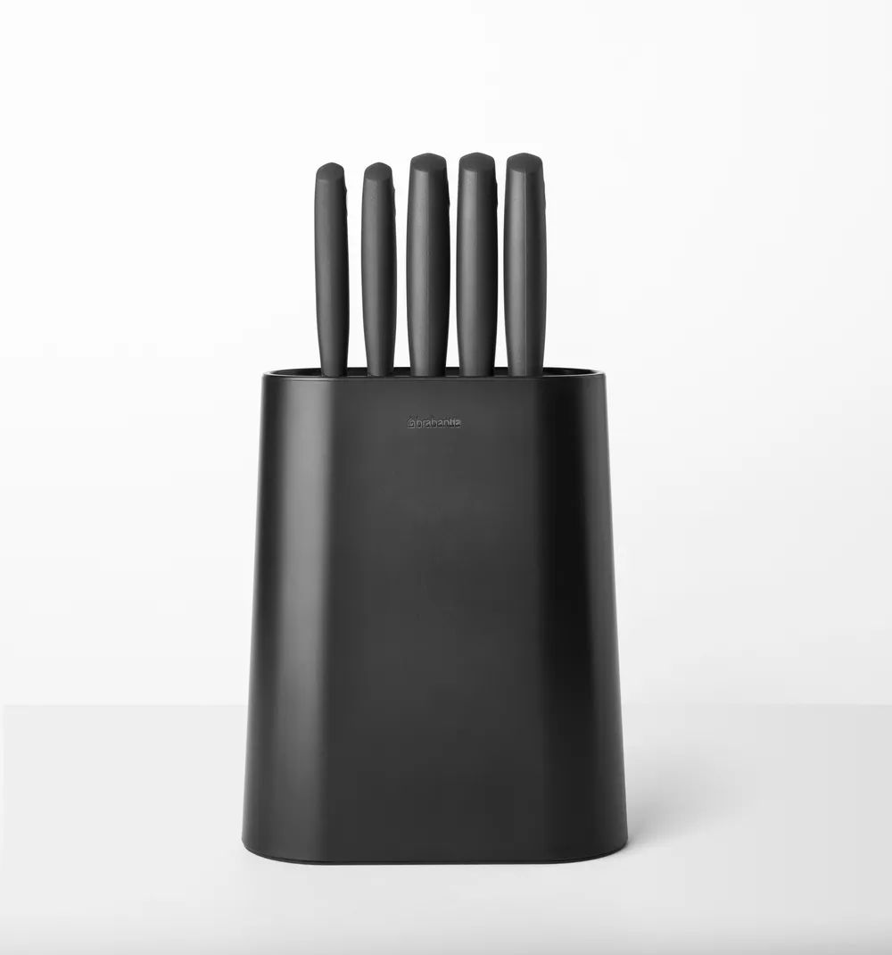 Brabantia Tasty+ Messerblock plus Messer - Dark Grey