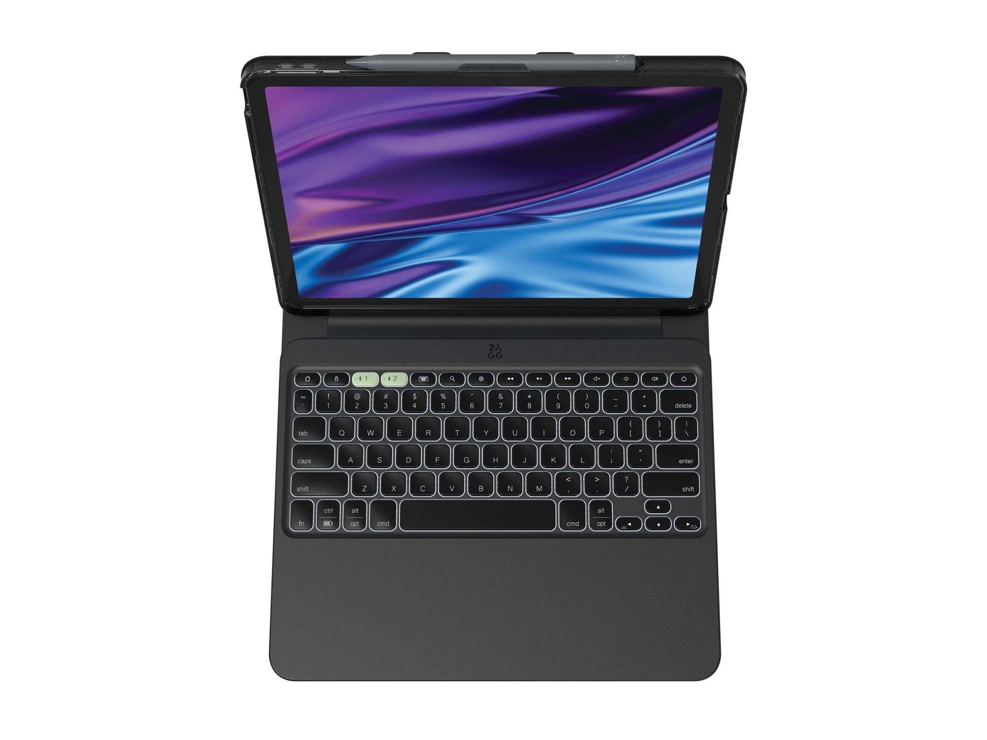 ZAGG Pro Keys 2 - Tastatur und Foliohülle (Folio-Hülle)