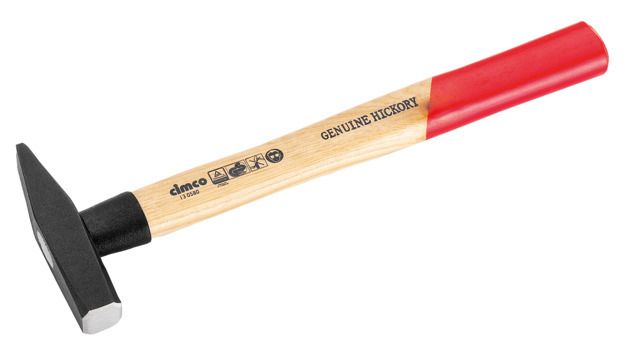 CIMCO Sicherheits-Schlosserhammer 500g DIN 1041 mit angeschmiedetem Schutzkragen