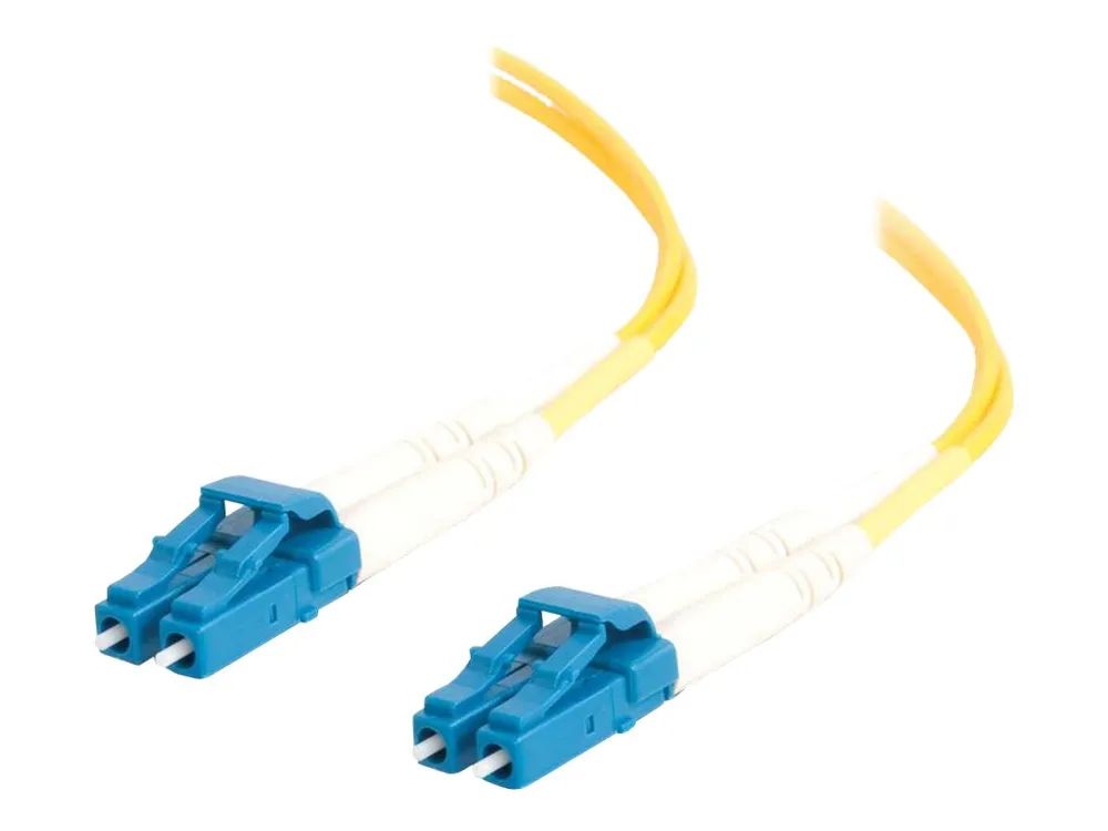 C2G LC-LC 9/125 OS1 Duplex Singlemode PVC Fiber Optic Cable (LSZH)